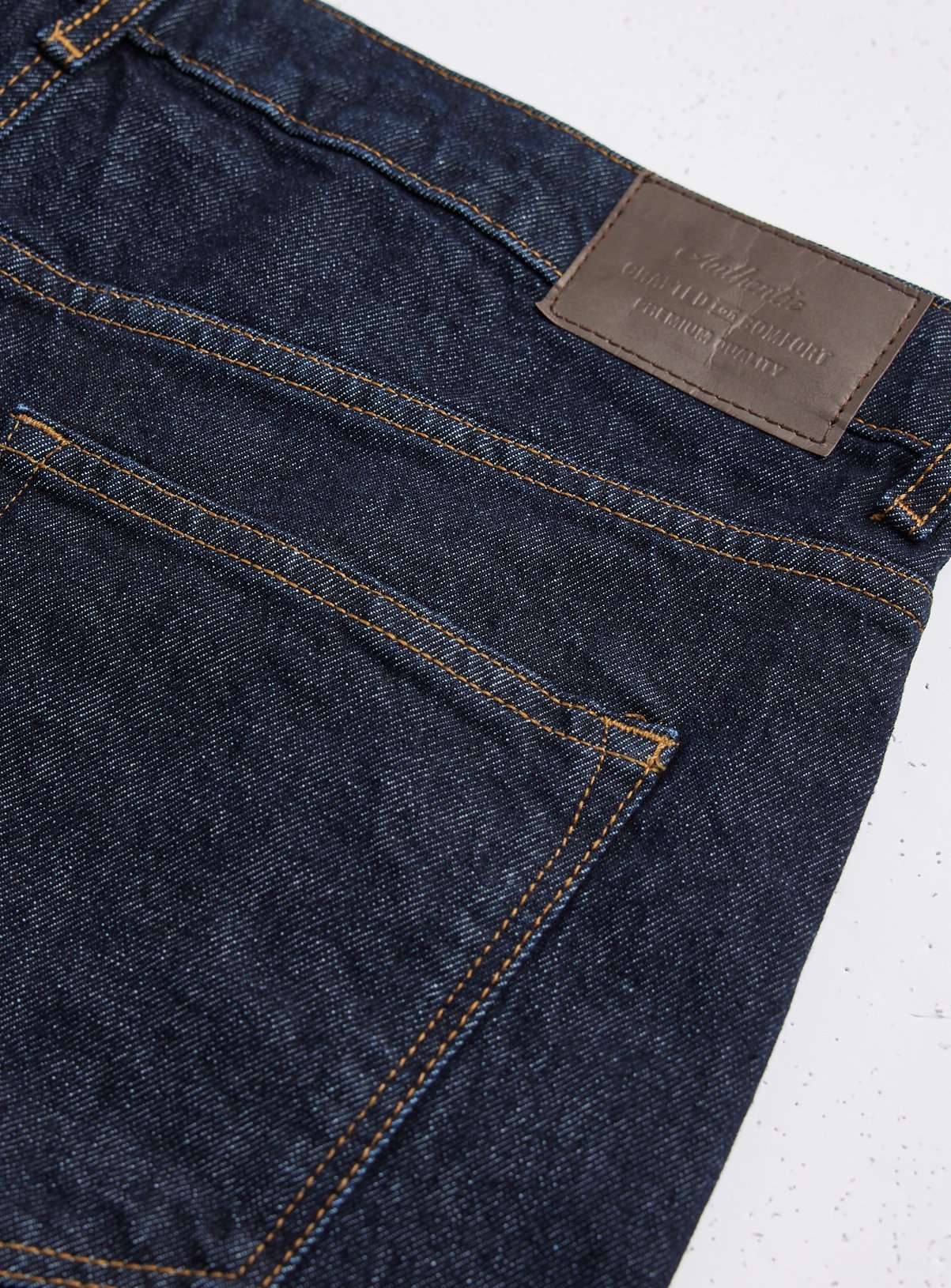 Dark Denim Barrel Leg Jeans 40R - Image 5 thumbnail
